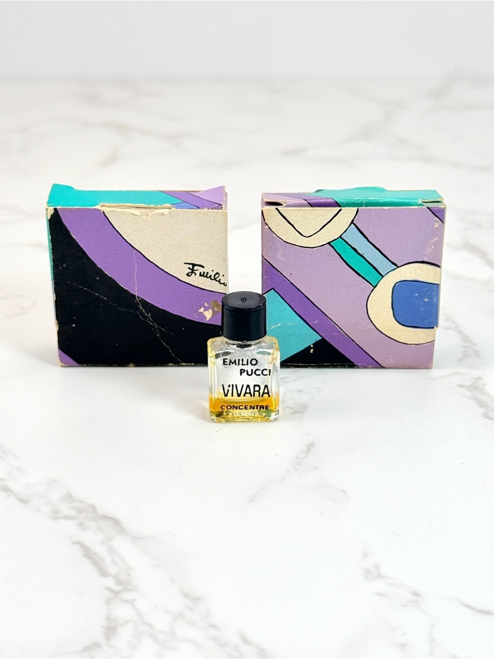 Emilio Pucci Vivara Super Concentre’ Vintage Fragrance Samples EUC